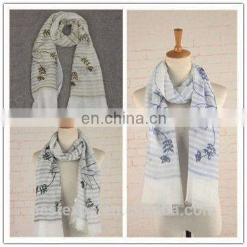 Wholesale New Design Women Customized Shawl Viscose Pearl Scarf photo-6