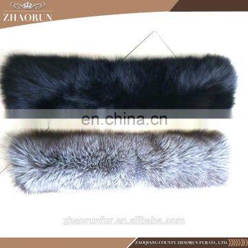 70*20cm Extra Large Natural Fox Fur Collar Real Fox Fur Scarf for Women photo-3