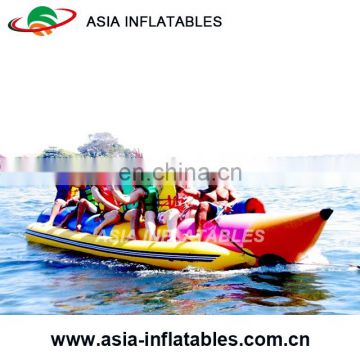 Inflatable Banana Whale Boat for 10 person, Inflatable Water Sports Equipment