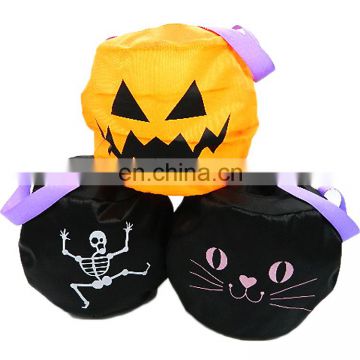 MCH-2323 New funny wholesale Halloween decoartion non-woven pumpkin candy bag for kids