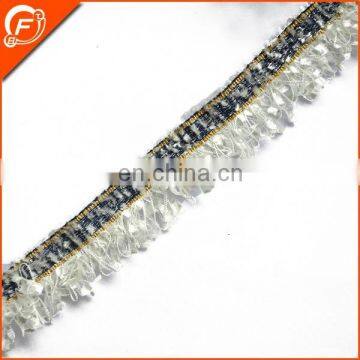 nice fringes braid for winner coat decoration garment trim