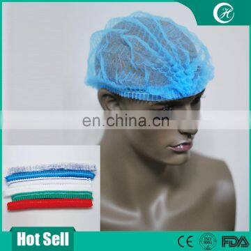 Disposable Non Woven Mob Cap Clip Cap Bouffant Cap