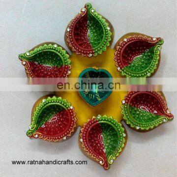 Decorative Diya Lamp Set