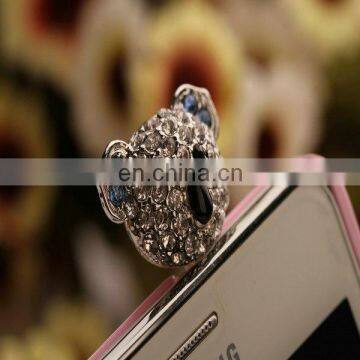 RHINESTONES PHONE ANTI DUST PLUG