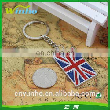 London England Union Jack Keyring