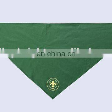 100% cotton fabric neckerchief popular for scouting camping