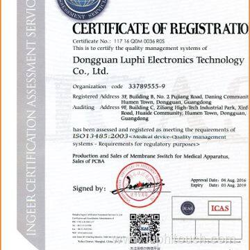ISO13485 Certificate