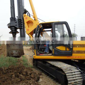 portable crawler small spiral mini auger drilling machine