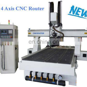 Linear Atc Sculpture Wood Carving 4 Axis Automatic Tool Changer Cnc Router 4d Carving Price Cnc Wood Carving Machine for photo-4