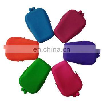 Japanese Style Candy Color Pouch Women Cosmetic Coin Purse Case Clutch Silicone Wallet photo-6