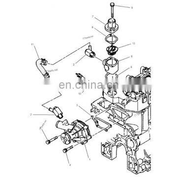 2463055 1958455 Water Pump for 304 305 EXCAVATOR