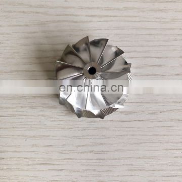 TD03 39.10/46.00mm 11+0 blades high performance turbocharger milling/aluminum 2618/billet compressor wheel