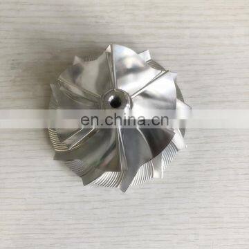 GTP38R reverse 729567-0001 Upgrade 67.00/88.04mm 6+6 blades high performance Turbo milling/aluminum 2618/billet compressor wheel