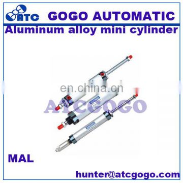 China Ningbo suppliers sell mini double rod air piston cylinder