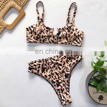 10 цветов сексуальный зелёный леопард, бикини с змеиным узором, однотонный купальник. Женский стиль купальников photo-3