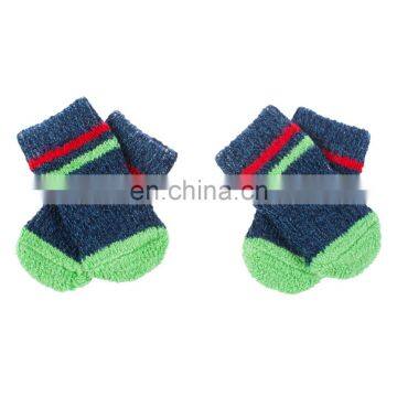 Wholesale Newest Pet Socks Knitted Comfortable Anti-Slip Fleece Dog Socks photo-2