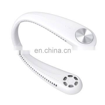 Remax S01 Mini Rechargeable Portable Sport Bladeless Neck Bank Fan photo-5