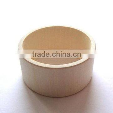 Custom printing logo solid wooden bangle,unfinished wood bracelet accept OEM                        
                                                Quality Choice