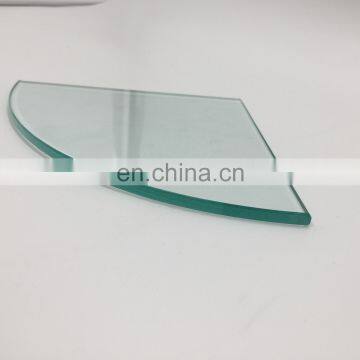 tempered triangle clear glass tempered float glass for building glass