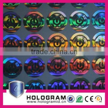 High quality 3 d holographic stickers customization and personalized stickers trademark printing cheap price in guangzhou custom