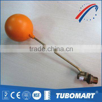 Tubomart Factory price brass check floating valve for toilet