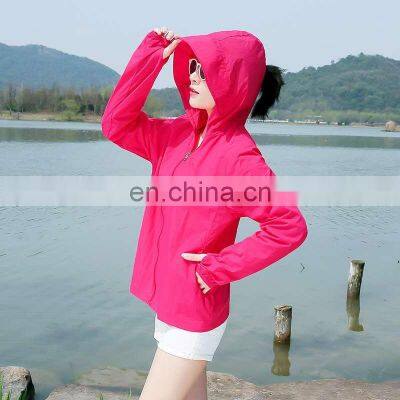 Motorbike Breathable Luxury Anti UV Sun Protection Beach Safety Protective Nylon Clothing Jacket Women With Mask photo-3