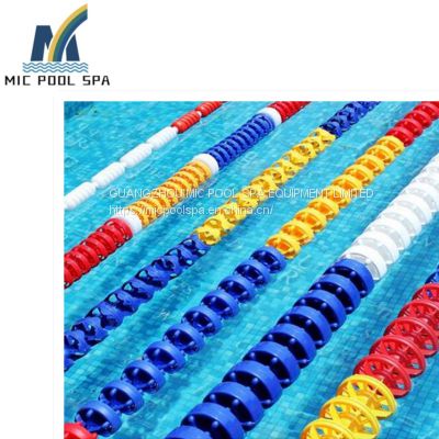 Corrosion resistant Lane Rope Line swimming pool water separation race track competition accessories