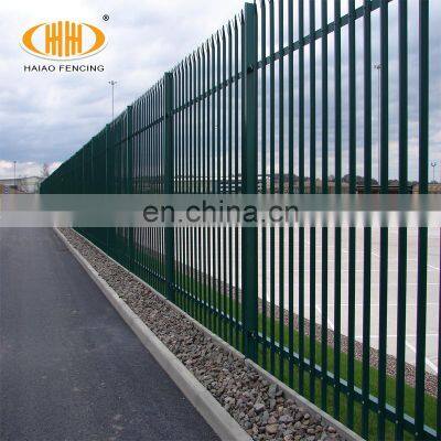 D Type Powder Coated Palisade Fence