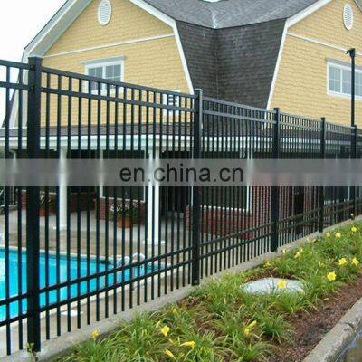 Security flat top panels residential fence swimming pool fence