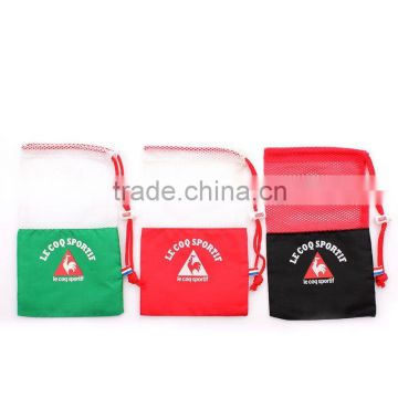 Promotional small drawstring mesh bag