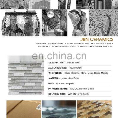 Waterjet Mosaic Brick Mosaic Tile Crystal Glass Mosaic Tiles for Kitchen Bathroom Wall Tile photo-5