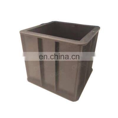 Black Green Color plastic concrete 150mm cube test mould for sale