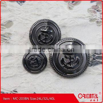 shank metal button/gunmetal metal button/button metal