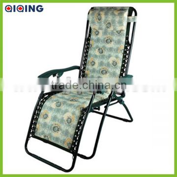 Foldable chaise chair with pillow,outdoor relaxing chair HQ-1012J