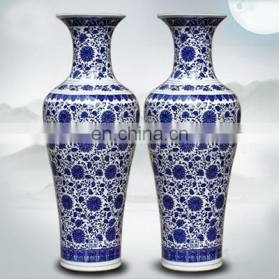 Beautiful Big Size Chinese Decorative Ceramic Vases For Home Decoration