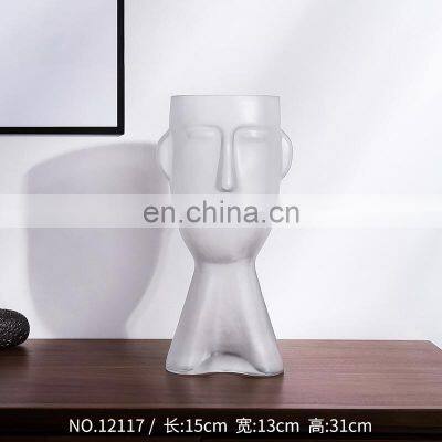 European Style Decorative Vases Transparent Glass Flower Tall For Weddings Decor Luxury photo-4