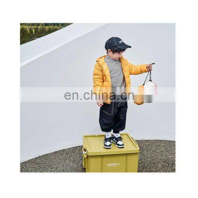 Handun's new children's down jacket Lightweight children's clothing boys and girls jackets hooded children's down jackets