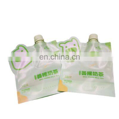 Doypack drink spout pouches for liquid water spout bags aluminum foil packaging bag with top spout