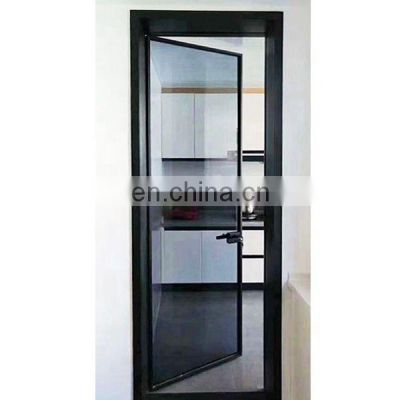 Indoor door / indoor extremely narrow frame grille aluminum alloy glass casement  door