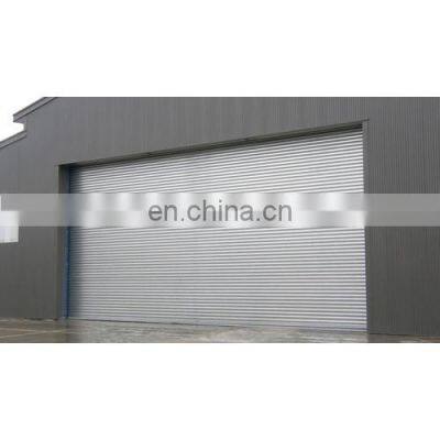 Exterior automatic aluminum safety vertical roller shutter garage door