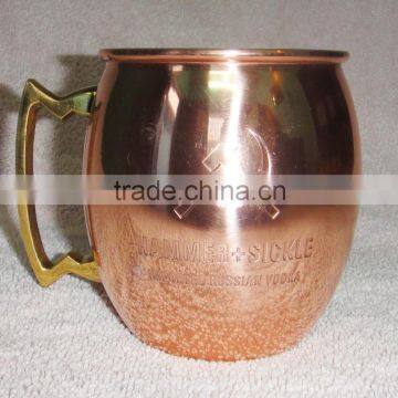 absolut mule copper mug