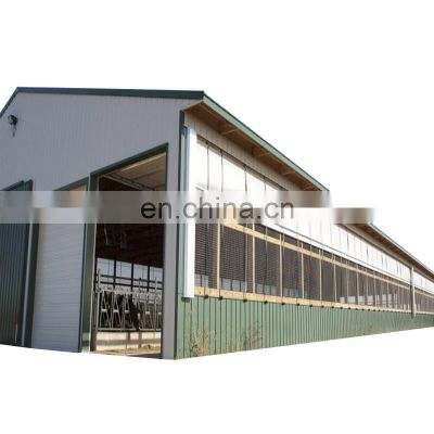 Metal Steel Structure Business Plan for Sheep/Cow Poultry Farm House for Kenya