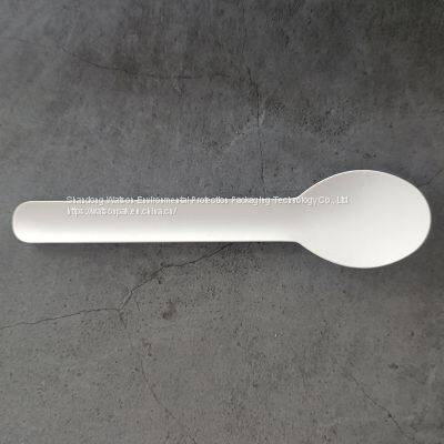 Tableware Zero Waste 100% Compostable Biodegradable Disposable Paper Pulp Spoon photo-4