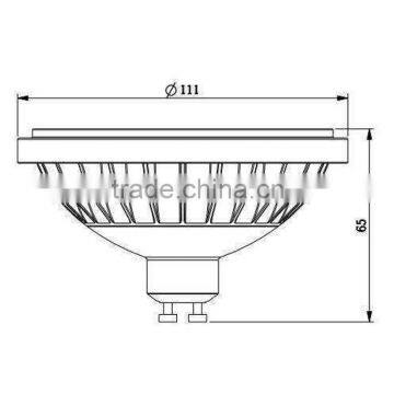 INNOVILIGHT Unique Design 12 Degree Led Ar111,15w Cob Gu10 Ar111 Led photo-3