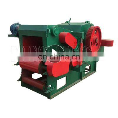 CE approved large feeding port Electrical drum type heavy duty wood chipper machine