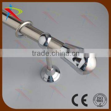 Luxury Brushed nickel Chrome Finials 25mm curtain rods