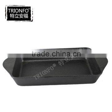 Rectangular cast iron baking tray manufacturer china