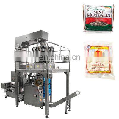 Factory sales vertical food vacuum packing machine for food fish meat ball packing machine ground coffee packing machine