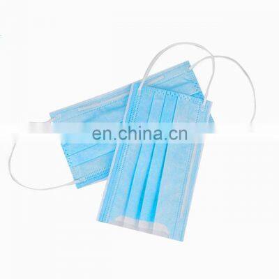 3 layers face mask easy breath nonwoven disposable medical face mask BFE>98% mask