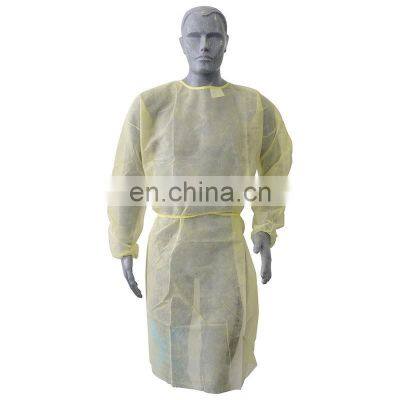 Sterilization Overall Suit Disposable Non-woven PP/PP+PE/SMS Surgical Medical Gowns Isolation Gown photo-5